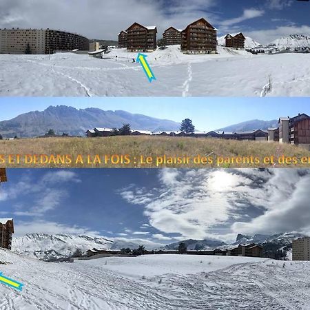 Saint-Étienne-en-Dévoluy Appartement 8-10 Personnes Superdevoluy Hautes Alpes Rez De Chaussee Vue Panoramique 3 Chambres מראה חיצוני תמונה